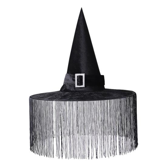 Dámský halloweenský čarodějnický klobouk skládací pro dospělé černý saténový klobouk čaroděje halloweenský kostým na párty pro cosplay karnevaly maškarní plesy