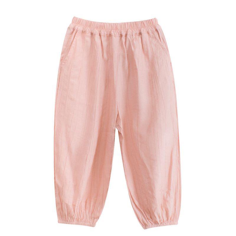 27home Children's Clothing Summer Children's Anti-Mosquito Pants Girl Leisure Air Conditioning Pants Men's and Women's Baby Thin Jogger Pants Pants