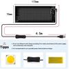 Flexible LED Matrix Display For Car 16x32 Full-Color Bluetooth APP Control Scrolling Sign Demon Eye Kit