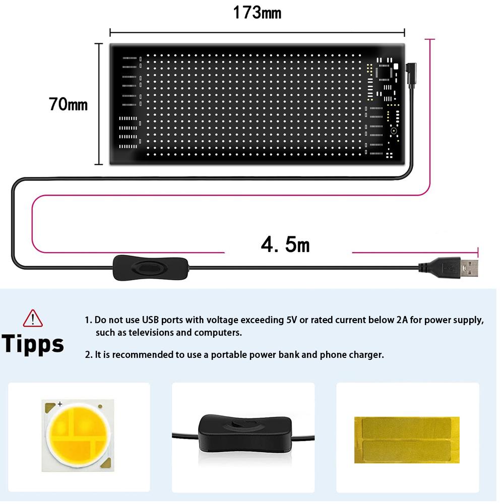 Flexible LED Matrix Display For Car 16x32 Full-Color Bluetooth APP Control Scrolling Sign Demon Eye Kit