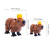 3D-printed Capybara Action Figures Articulated Movable Capibala Figurines Creative Animal Ornaments Home Decors Christmas Gift