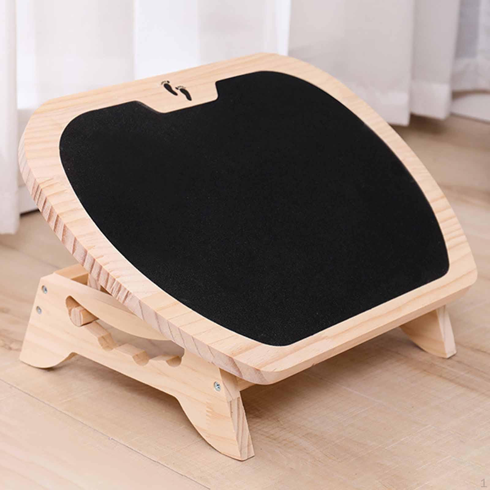 Деревянная подставка для ног под стол, Опора для ног, Регулируемая по высоте подставка для ног, Табурет для ванной комнаты, офиса