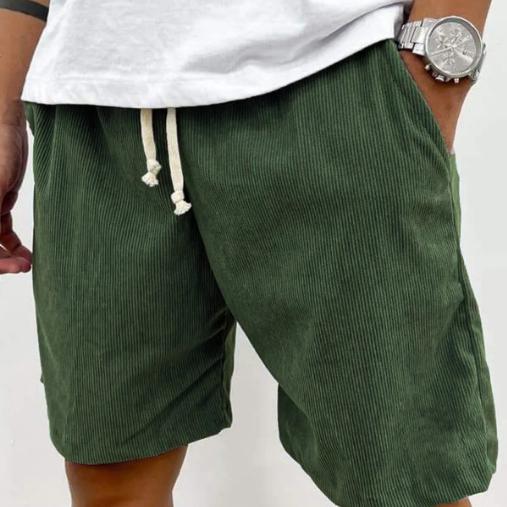 

Men s solid color strap-on sweatpants five-point casual loose shorts 5XL армія зелений колір