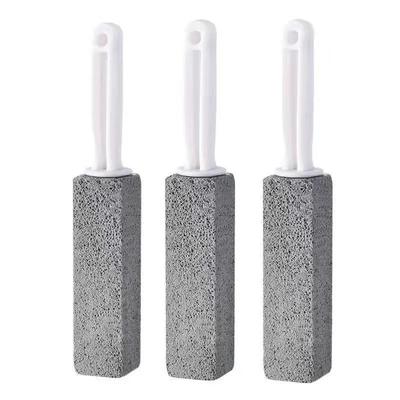 Pumice Stone Toilet Brush Bathroom WC Toilet Cleaning Brush Wand Tile Sink Bathtub Limescale Stain Remove Washing Cleaning Tool
