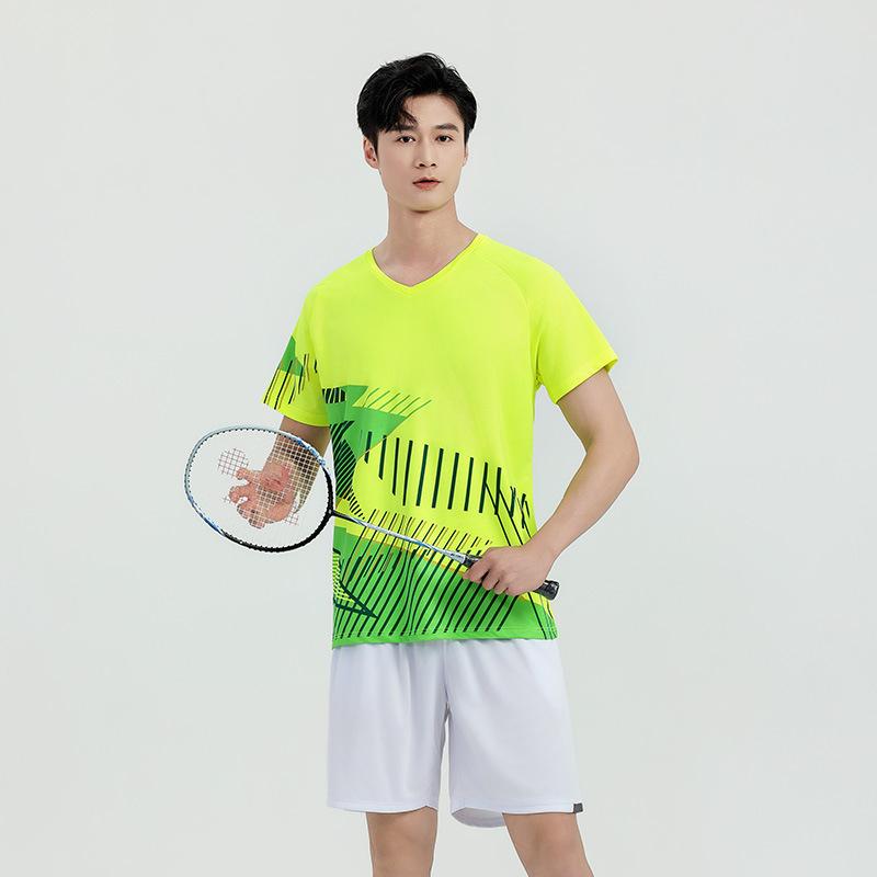 Children's badminton jersey sports suit boys and girls printed table tennis volleyball adult training game jersey wholesale