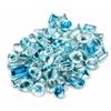 CERTIFIED 100 Ct Natural Blue Aquamarine Mix Shape Rare Mix Lot Loose Gemstone