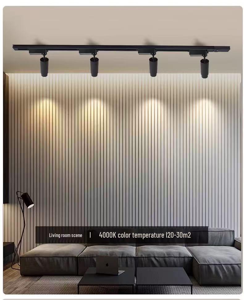 Adjustable LED Track Spotlight for Mall or Store Display