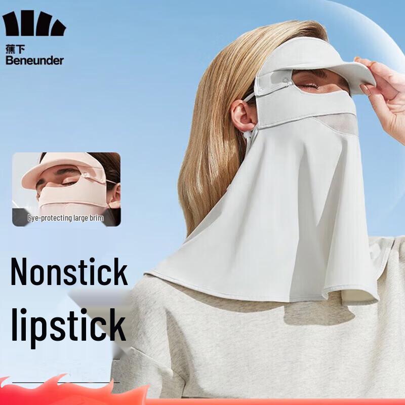Banana Umbrella Ice Silk Full Face & Neck Sun Protection Mask