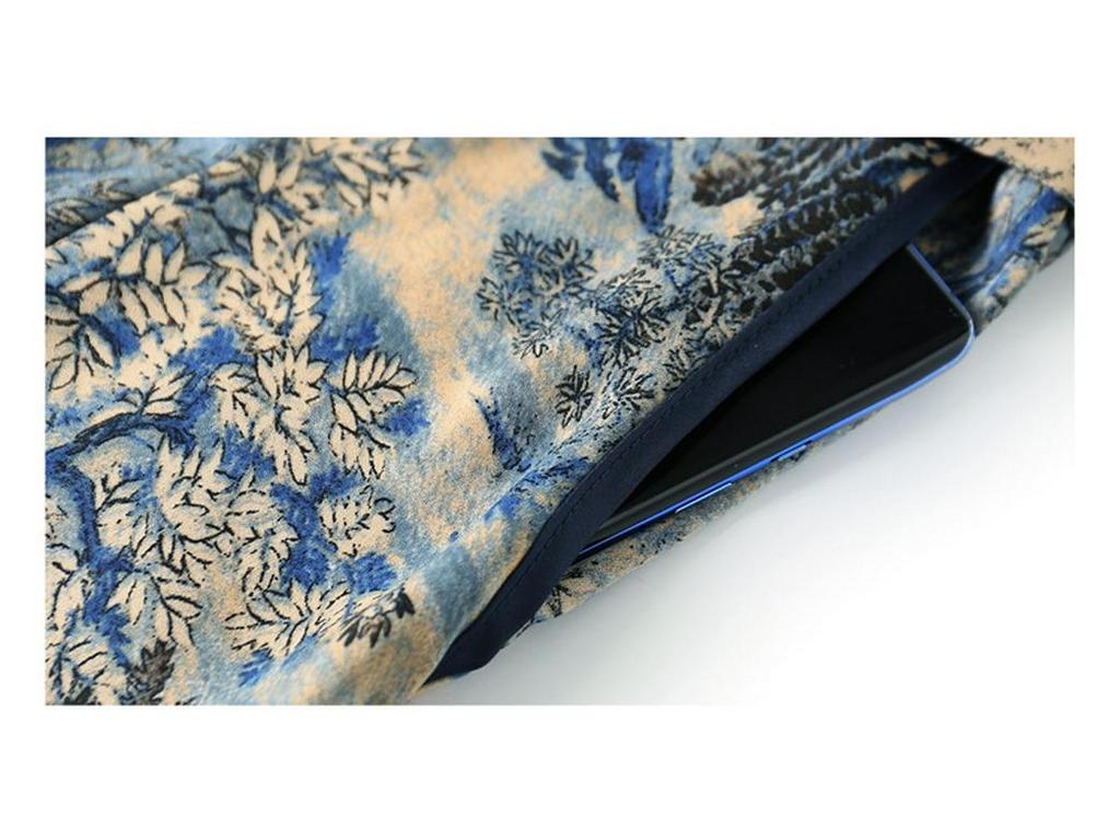 Elegant Vintage Chinese Style Silk Dress for Mature Women