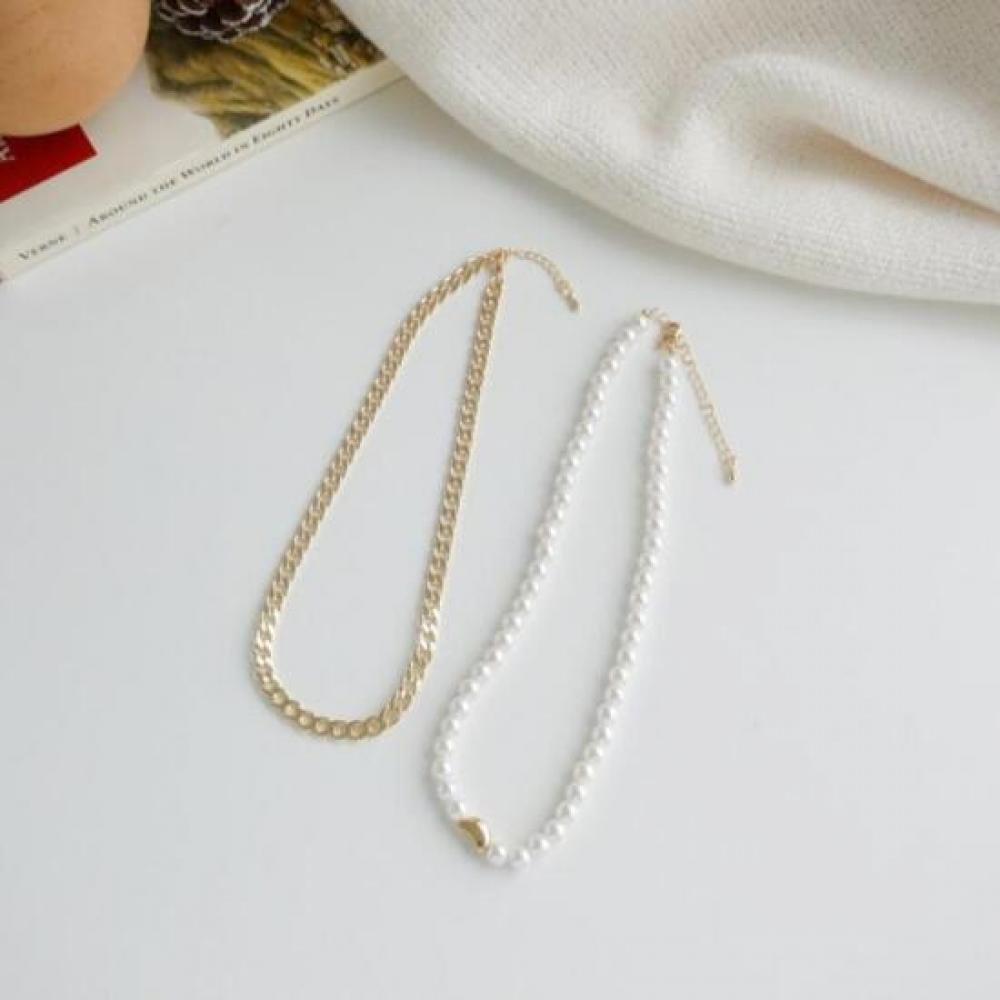 New Arrivals Open Run Women Minkru White Beads Pearl Cubic