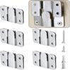 Stainless Steel Mountain Buckle Mountain Buckle Photo Frame Buckle Hook Stainless Steel Large with Screws Expansion Tube 6 Sets