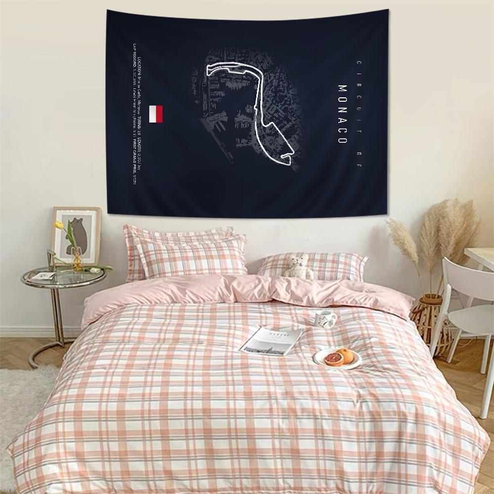 F1 Track Hanging Bohemian Tapestry Hanging Tarot Hippie Wall Rugs Dorm Home Decor