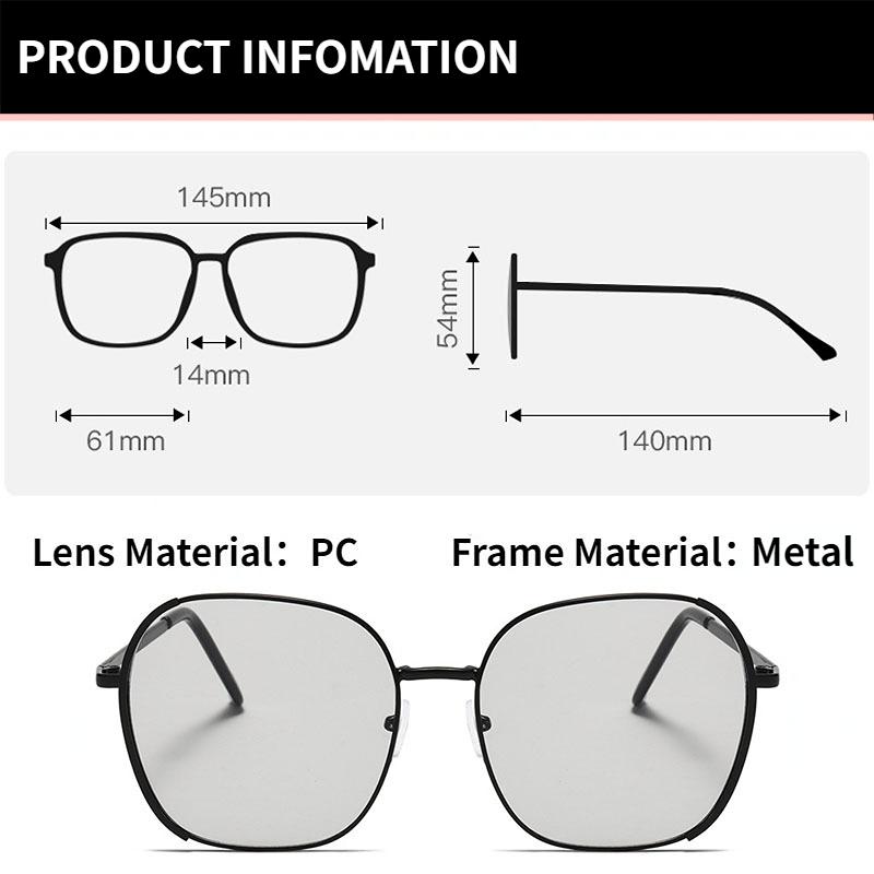 Gradient Sunglasses Women Fashion Oversized Square Sun Glasses Female Vintage Anti Glare Shade Eyewear For Driving Hiking Uv400