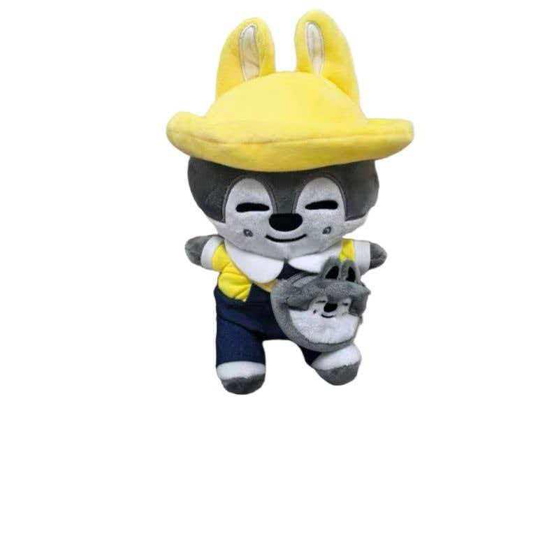 Stray Kids Plush Pendant: Cute SKZ Spring Kindergarten Card Holder Doll