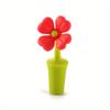 3PCS Silicone Red Wine Bottle Stopper Creative Red Wine Stopper Flower Silicone Wine Stopper