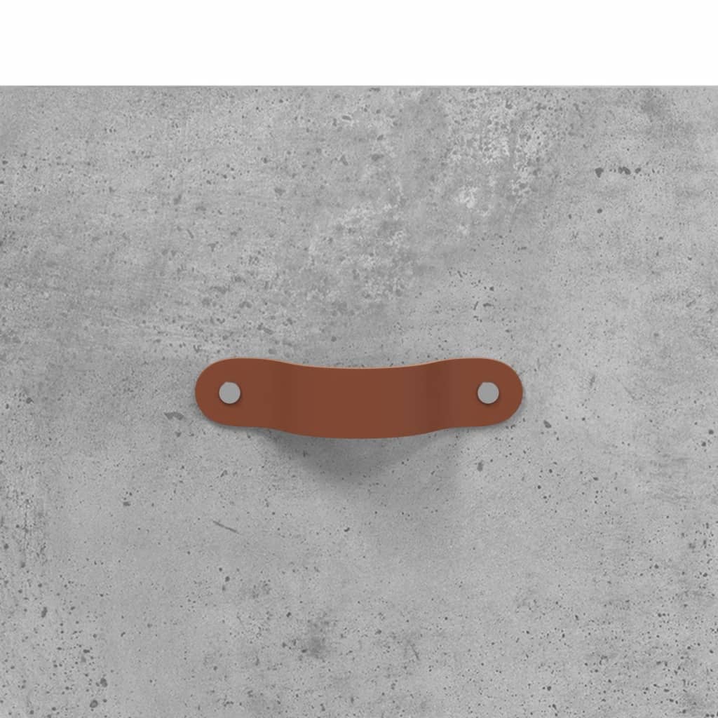 Highboard Concrete Grey 69.5 x 34 x 180 cm Particleboard