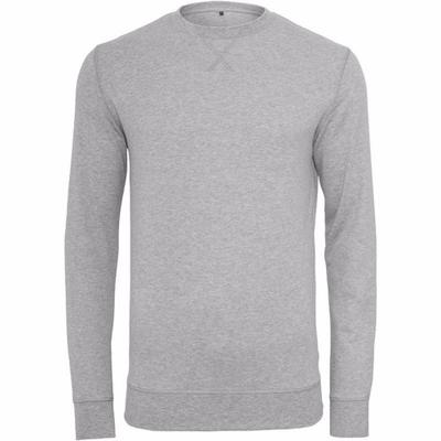 Mens Plain Light Crewneck Sweater