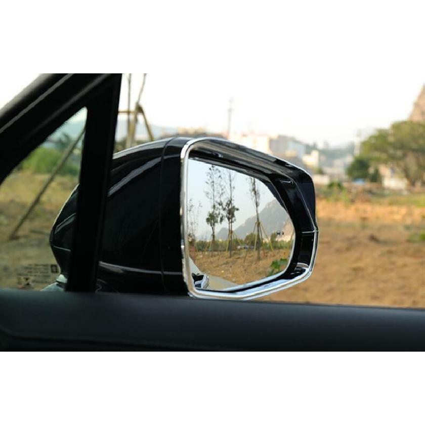 Fit For Cadillac XT4 XT5 XT6 Chrome Rearview Mirror Rain Eyebrow Frame Trim 2PCS