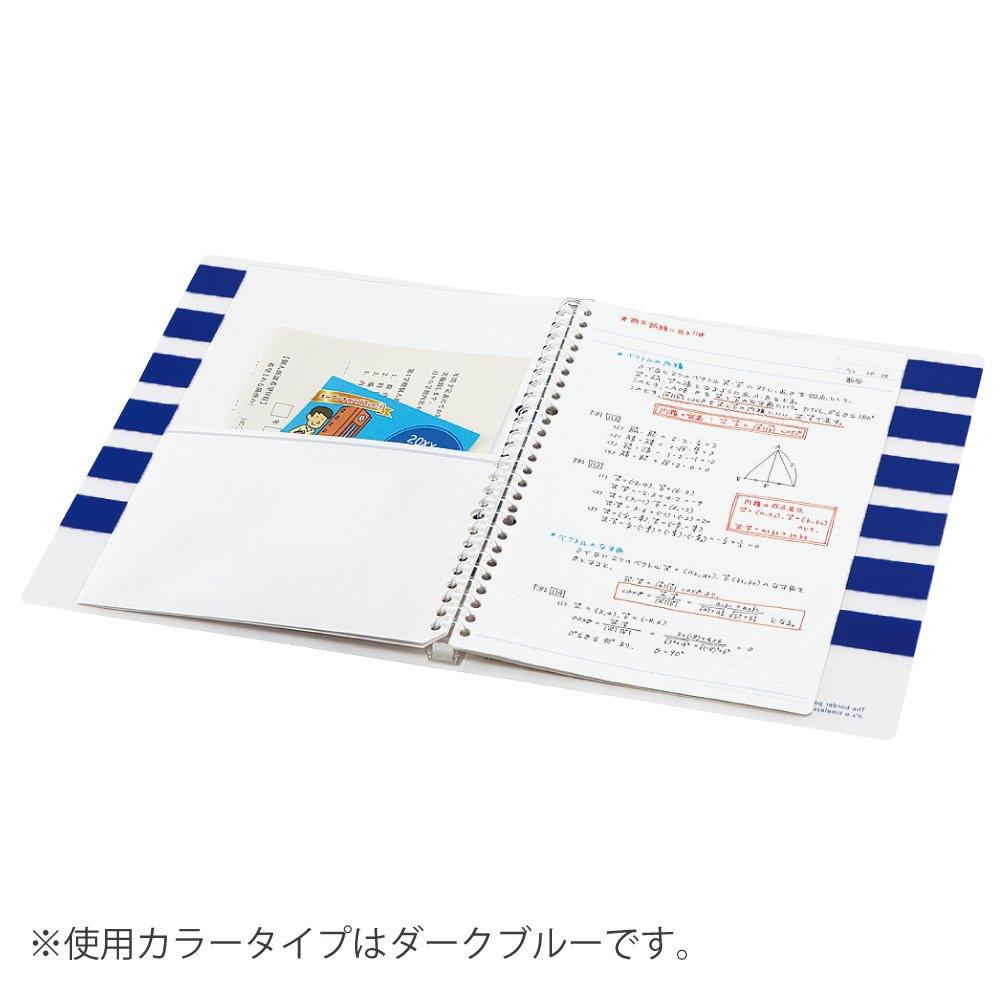 KOKUYO Binder Notebook Repete Slim Type 26 Holes B5 Vertical 15 Inner Papers Pink F-VKB101P
