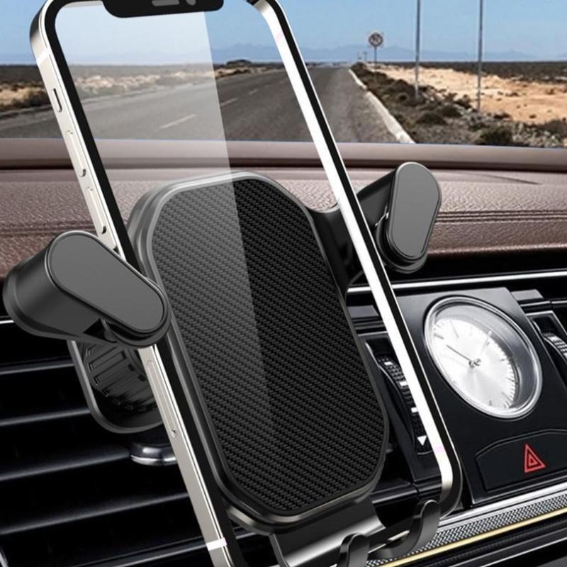 360 Degree Rotating Car Phone Holder Air Vent Mount Mobile Phone Stand Air Outlet Phone Holder Bracket Easy Installation