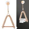 Innovative Vintage HandMade WallMounted Roll Paper Holder Rack Bathroom Toilet Accessory