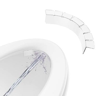 Paraspruzzi per sedile WC, trasparente, per allenamento in pipì, paraspruzzi impermeabile, deflettore per urina