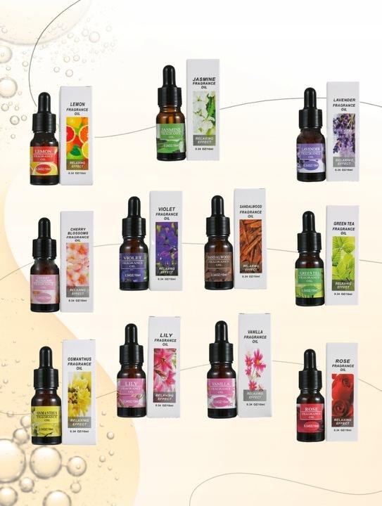 Set of essential oils 100% natural fragrance aromatherapy