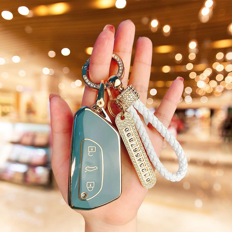 Applicable to Volkswagen Lingdu L Golf 8 Key Set CC Touon x Car id3 id4 id6 Landscape Exploration Yue Tour Shell