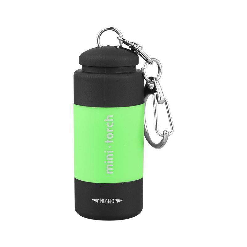LED Micro Pocket Flashlight Portable USB Rechargeable Keychain Flashlight Waterproof Home Outdoor Hiking Camping Flashlight
