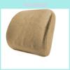 Memory Foam Lumbar Support Pillow With Plush Cover For Office Chair And Bed
