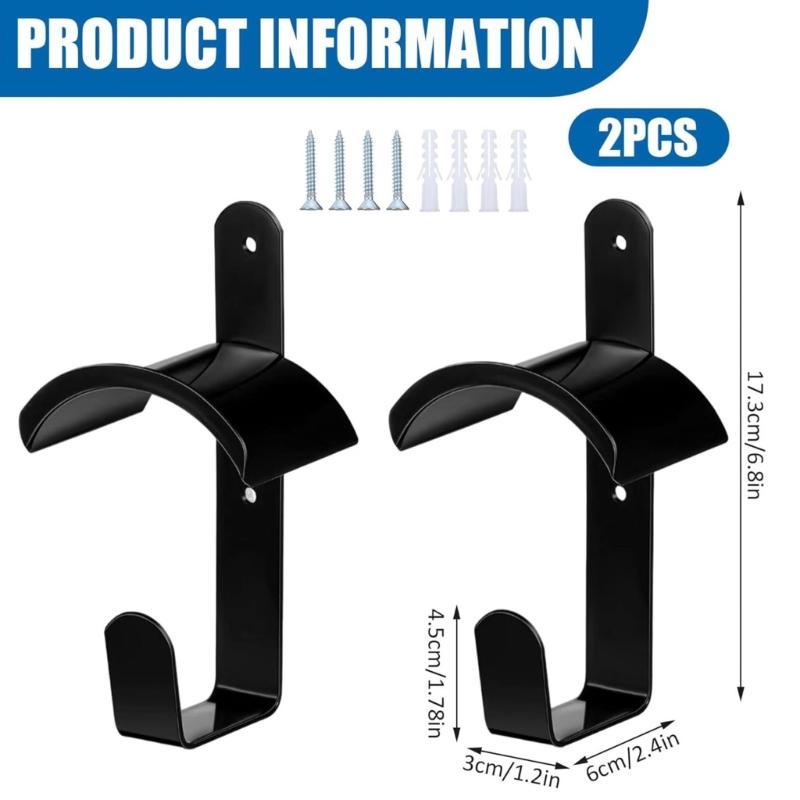 Horse Bridle Rack Hook Heavy Duty Wall Mounted Horse Tacks Hanger Iron Hook For Stable Organization And Equipment Storage