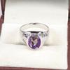 Bague en Argent Sterling 925 avec Pierre Précieuse Alexandrite Coupe Ovale Pour Homme #A632 JL375656877471
