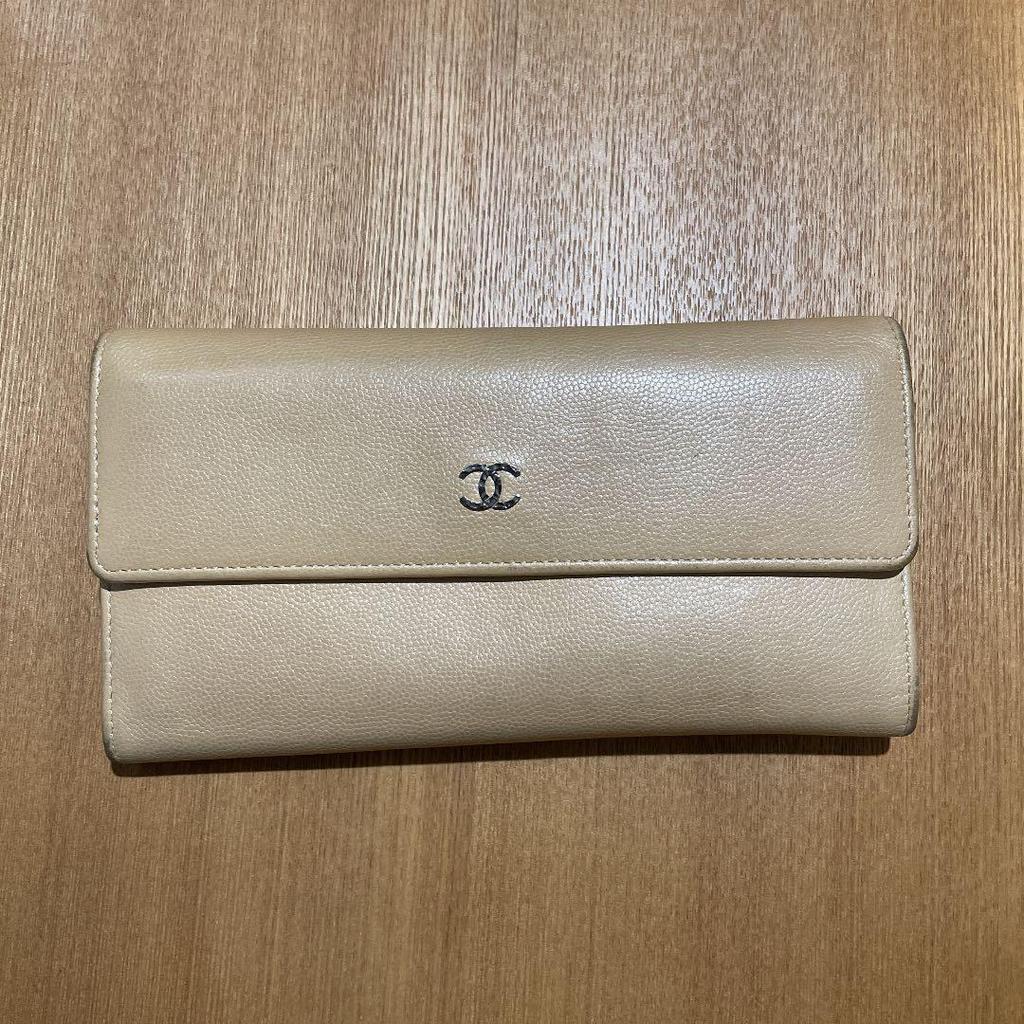 Used Chanel Pearl Beige Color Genuine Product