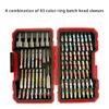 Industrial 83PCS Magnetic Electric Screwdriver Bit Accessories Set with Storage Case For DIY Enthusiasts and Technicians