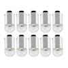 10pcs White 3030 LED Car Clearance Dome Map Light Wedge Lamp Bulb BA9S T11 T4W 12V