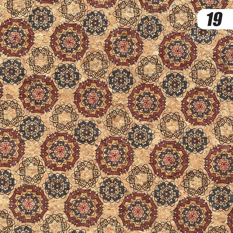 100x135cm Tkanina z nadrukiem korkowym Sztuczna skóra Wodoodporna Kolorowa Miękka Tkanina Korkowa Sofa Samochód Torba Dekor Mebli DIY Szycie Rzemiosło