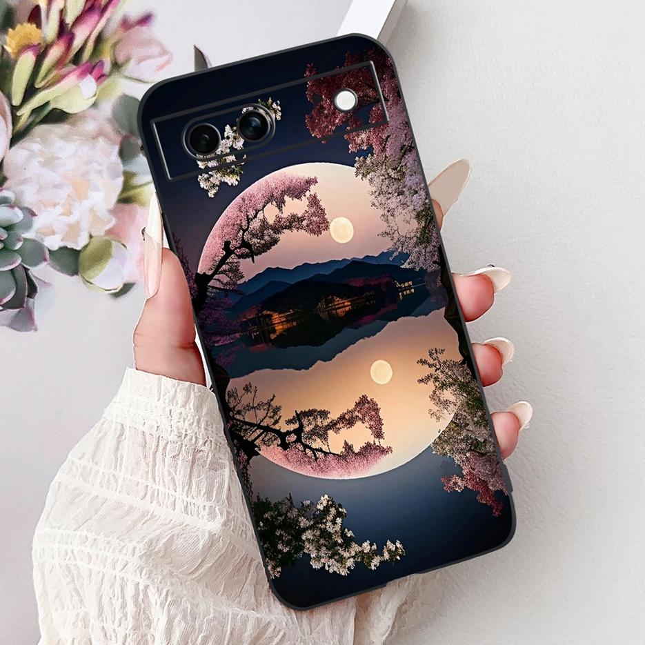 Für Google Pixel 8A Hülle Pixel8 Pro Niedliche Katze Löwe Bemalte Abdeckung Weiche TPU Handyhülle Für Google Pixel 8 Pro Pixel8A Fundas Bumper