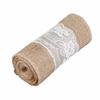Handmade Burlap Chair Bow 15cm Lace Cotton Chair Backrest Lace Seat Back Strap  Party Supplies