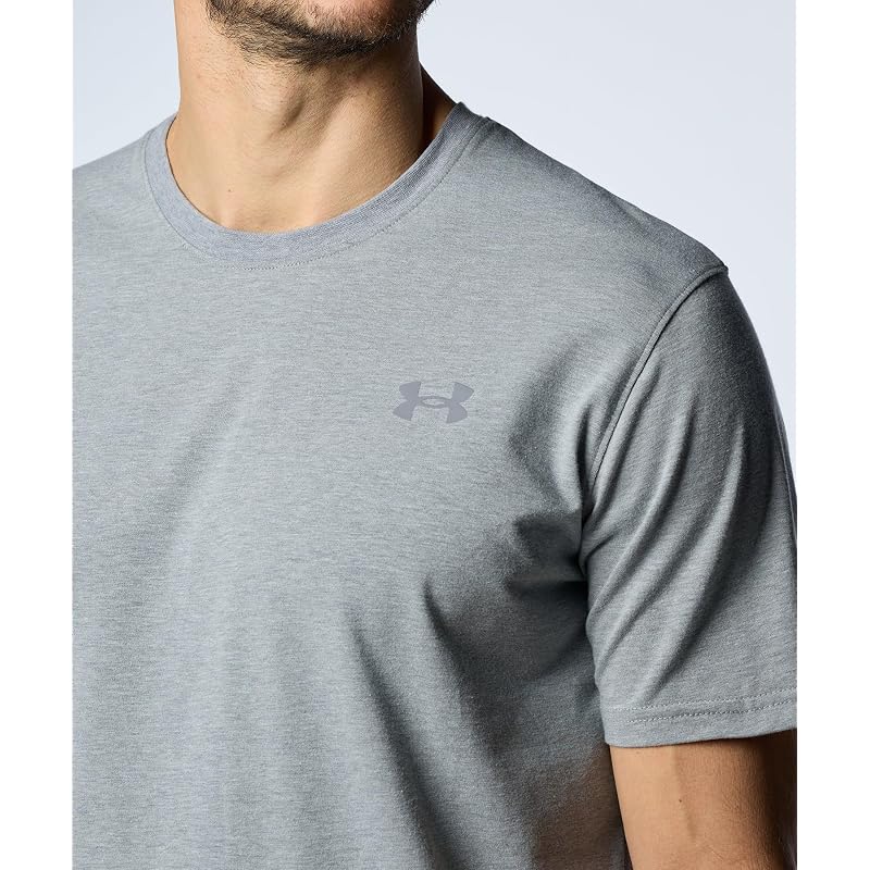 [Under Armour] UA Performance Cotton Short Sleeve T-Shirt Pitch Gray L