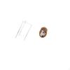 Nightstand Clear Acrylic Side Table Small Compact End Vintage Resin Photo Frame