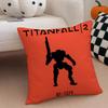 Titanfall 2 Pillow Case Anti-dustmite Pillowcase Invisible zipper silky short plush Sofa cushion cover
