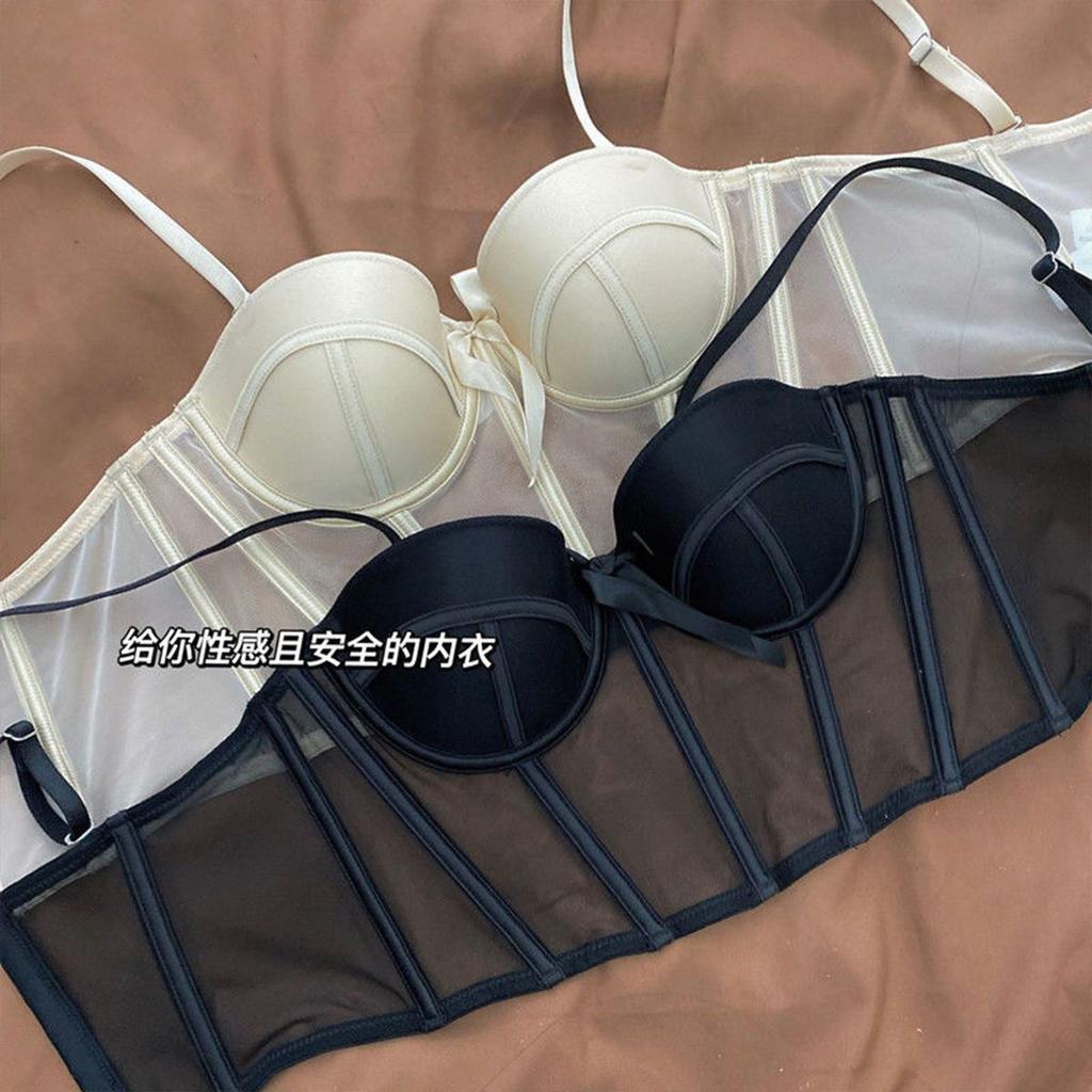 Sutiene Sexy Push-Up pentru Femei Lenjerie Lungă Modă Sutiene de Damă Sutiene Sexy din Dantelă