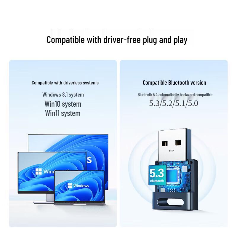 Ugreen Adaptador USB Bluetooth 5.3