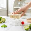 6 Grids  Tray with Cover Mini Ice Mold Easy Release for Quick Chilling Drinks Cocktails Parties Bar Use