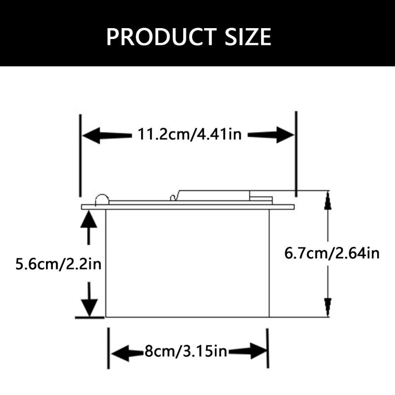 Cable Hatches Round Designs Cable Hatches with Lid Easy Installation Electric Cord Cover for Boat Trailer Campers Truck