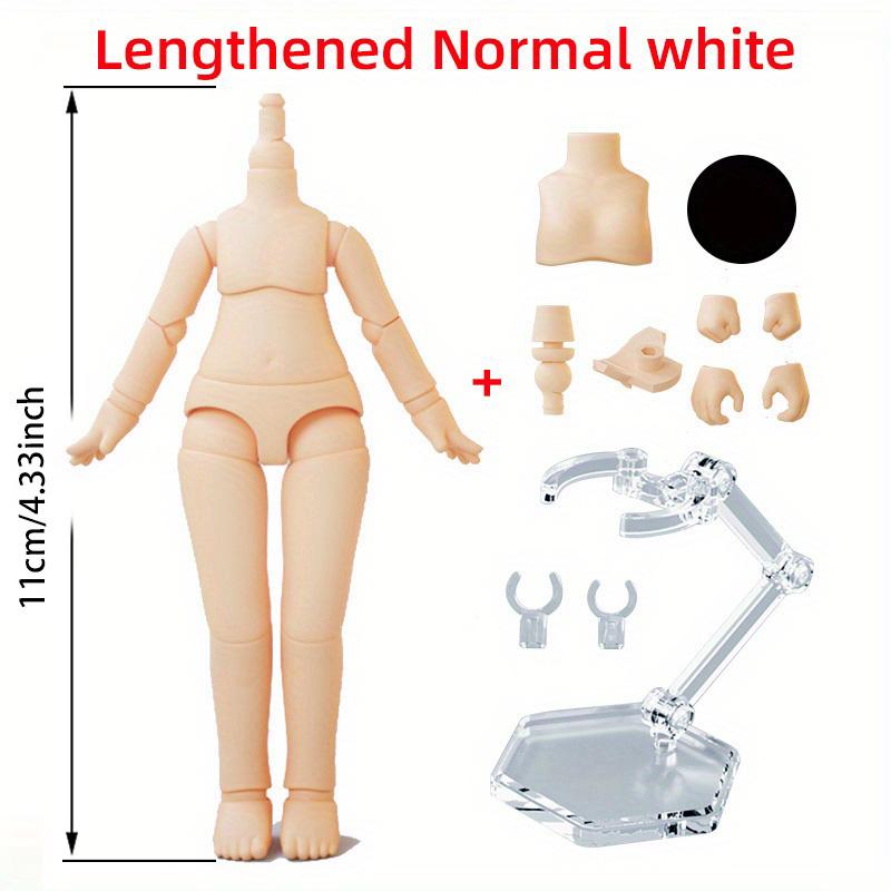 9.6cm 11CM Moveable Joints Doll toys YMY body suitable for GSC head ob11 1/12BJD doll body spherical joint doll toy hand set