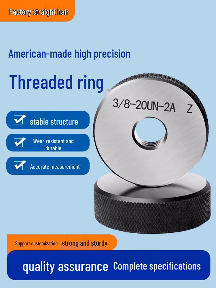 

American Standard Thread Ring & Go-No-Go Gauge Set (Sizes: 11/16, 3/4, 13/16, 7/8, 1, 1-1/16, 1/8) Other Specifications Contact Customer Service