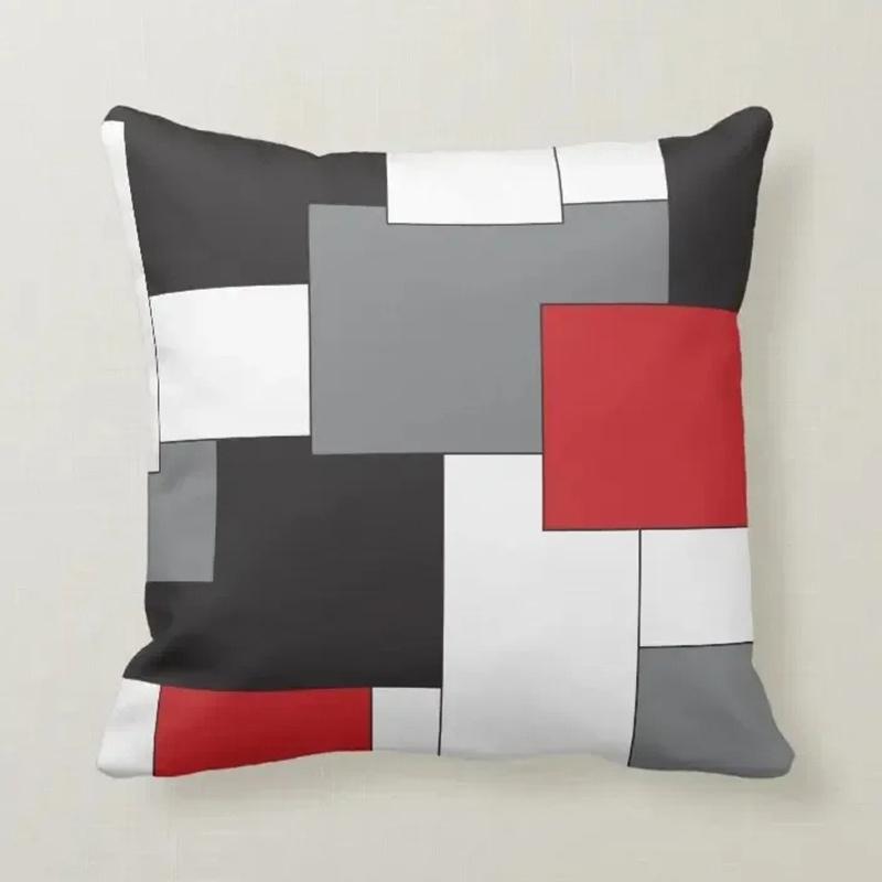 

Home Decor Modern Abstract Pattern Digital Print Pillowcases Pattern Cushion Cover Suitable for Sofa Bedroom Car Pillow Cover 16x16Inch