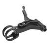 1 Pair Bicycle Brake Lever Hollow Aluminum Alloy 22.2mm Sensitive Black V Brake Handlebar for Folding Bick Road Bike