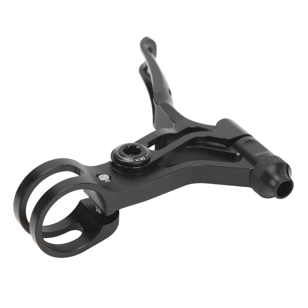 1 Pair Bicycle Brake Lever Hollow Aluminum Alloy 22.2mm Sensitive Black V Brake Handlebar for Folding Bick Road Bike